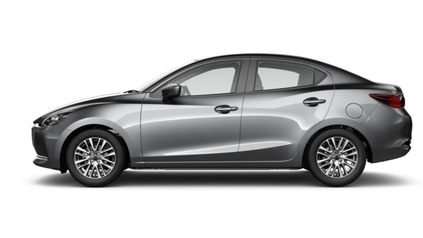 Warna Mazda 2 Sedan Machine Grey Metallic
