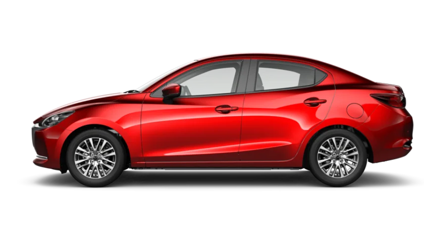 Warna Mazda 2 Sedan Soul Red Crystal